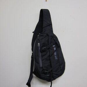 Patagonia 8L Atom Sling Bag Black/Silver with Adjustable Strap
